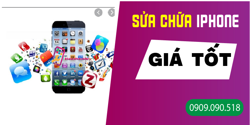 Hình 1: sửa chữa iphone giá tốt tại hanoimobile